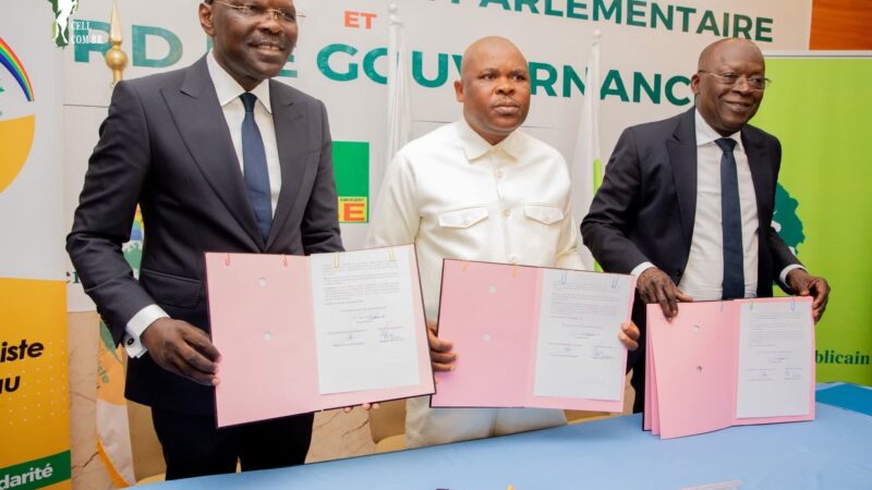 Politique: FCBE signe avec UP-R et BR pour garantir sa place aux élections de 2026 ‎