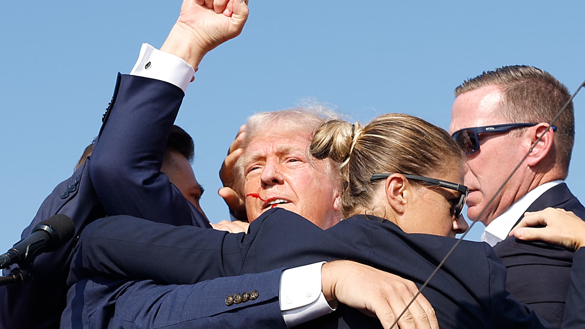 États-Unis: Donald Trump reçoit de balle lors d&rsquo;un meeting 