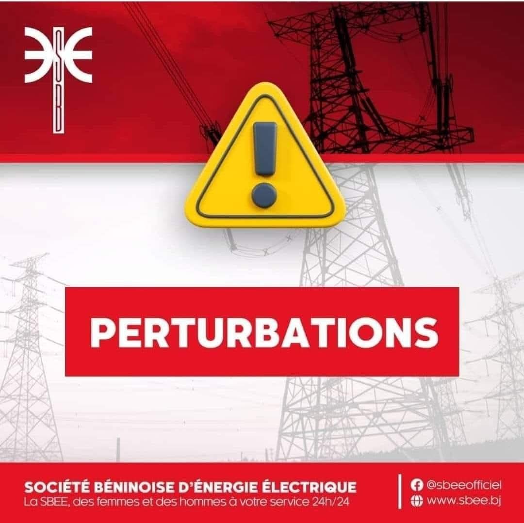 Perturbations dans la fourniture de l&rsquo;énergie électrique: plusieurs quartiers de la ville de Cotonou impactés ce week-end
