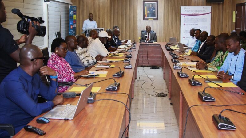 1ère session ordinaire de la CMSIC au MDGL : Raphaël Akotègnon et les cadres du ministère apprécient les programmes et projets numériques
