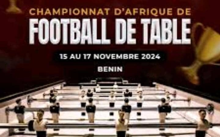 Football de table: 14 pays en compétition à Cotonou