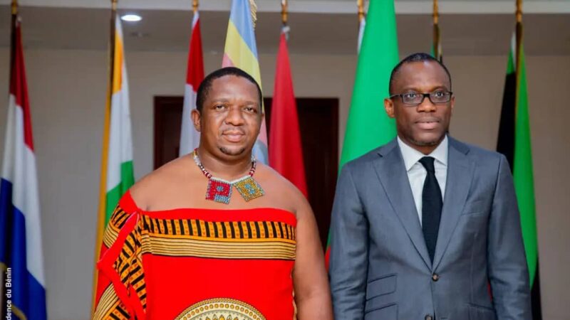 Diplomatie : le Bénin consolide ses liens avec le royaume d&rsquo; Eswatini