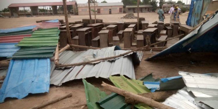 Sèmè-Podji: Ceg Djeffa-Plage ravagé par une tornade