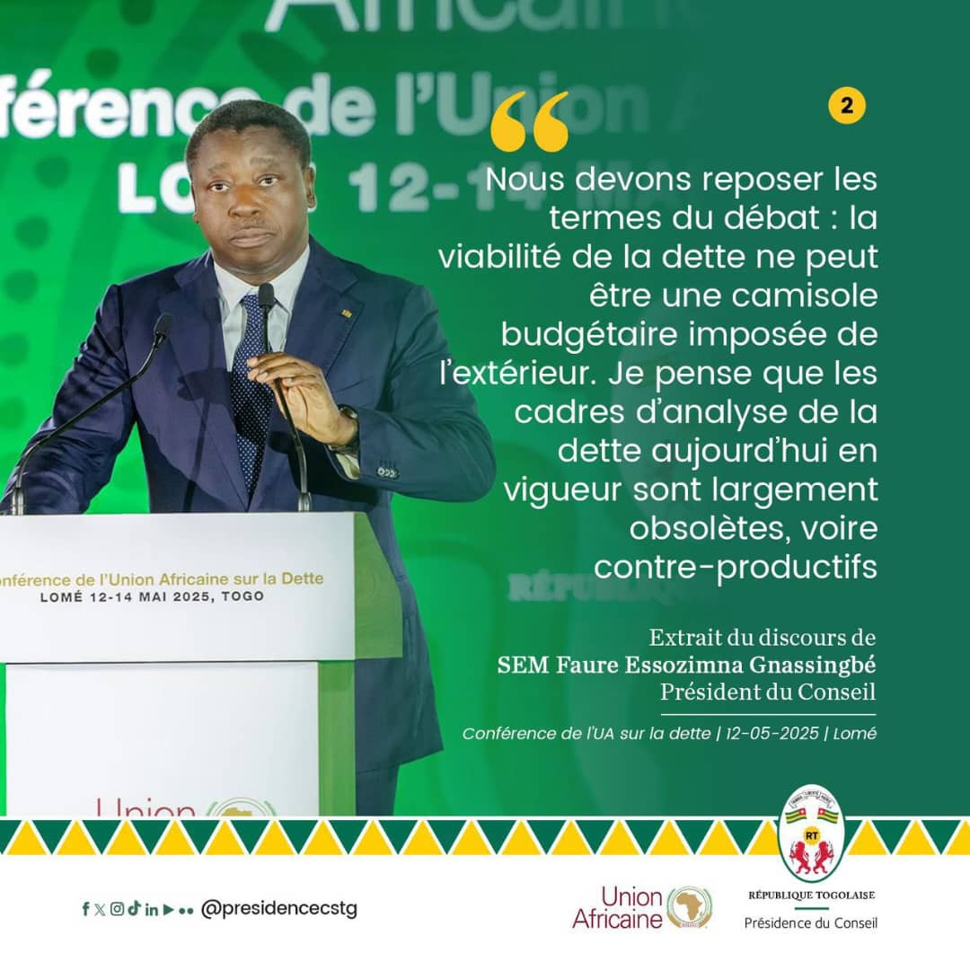 Dette africaine: Lomé sur la voie d&rsquo;une action commune et concertée