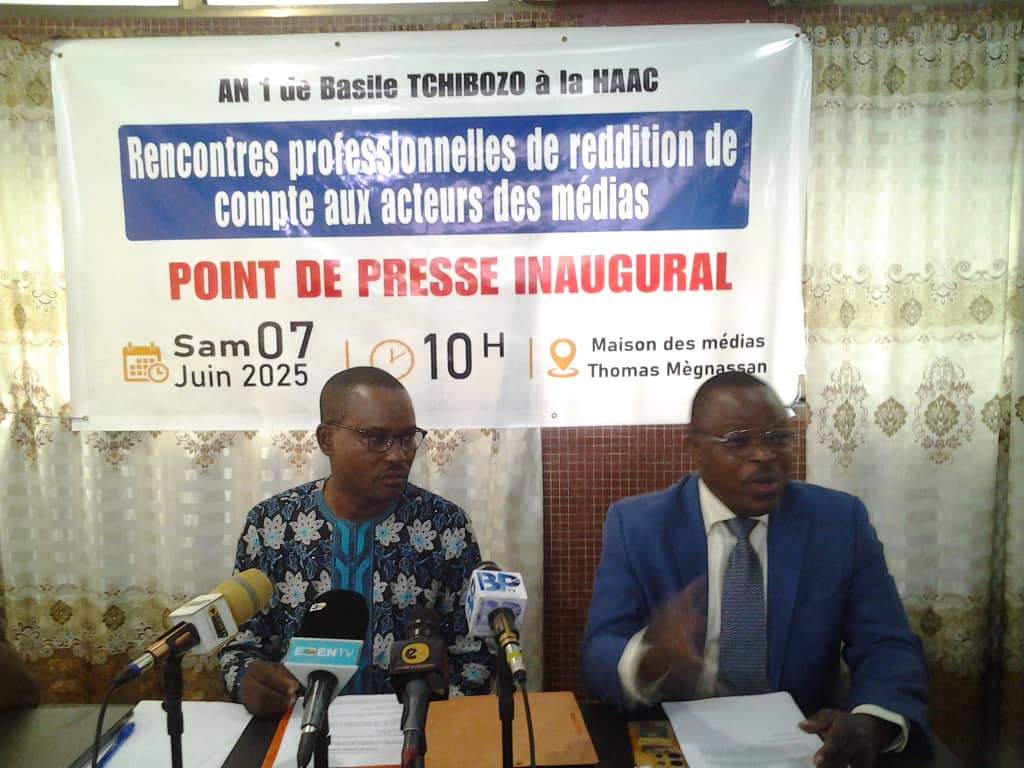 Reddition de compte/HAAC-7è mandature:le Conseiller Basile Tchibozo face aux professionnels des médias d&rsquo;Abomey-Calavi et de Porto-Novo 