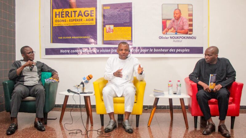 Lancement du livre »HÉRITAGE-Osons: espérer -agir »: Olivier Noukpokinnou invite les citoyens à préserver l’œuvre de Talon pour garantir l’avenir du Bénin