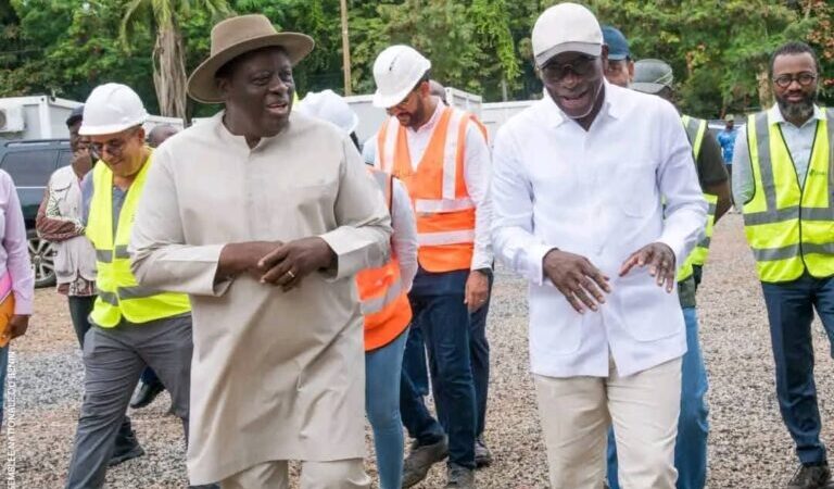 Visite du chantier du nouveau siège de l&rsquo;Assemblée nationale: Patrice Talon s&rsquo;assure de l&rsquo;avancement des travaux ‎
