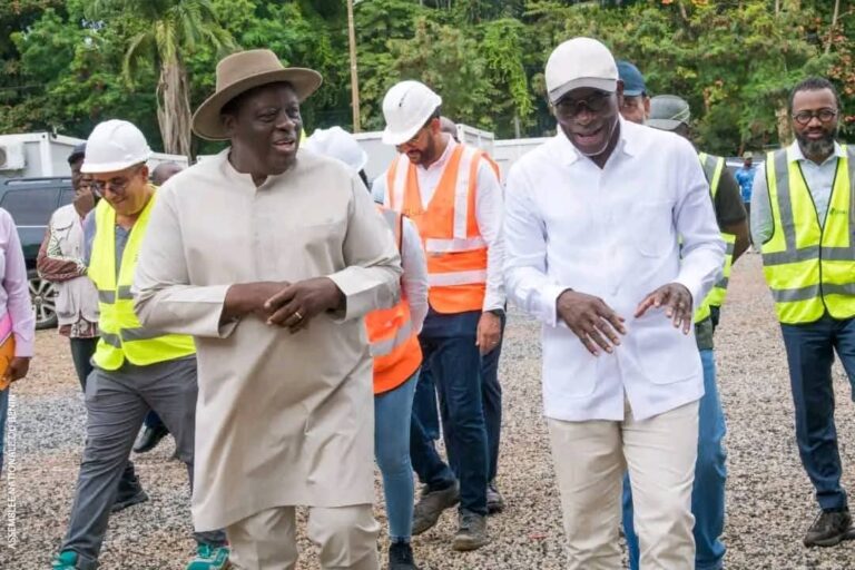 Visite du chantier du nouveau siège de l&rsquo;Assemblée nationale: Patrice Talon s&rsquo;assure de l&rsquo;avancement des travaux ‎