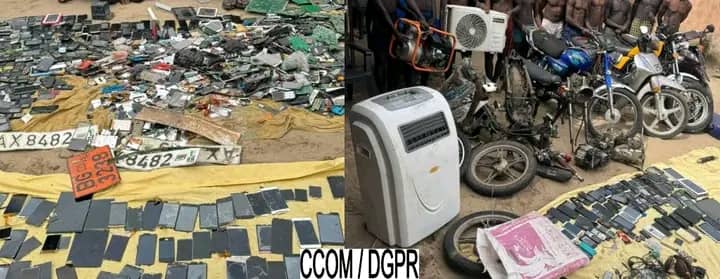 Grand banditisme à Godomey: Trente individus dans la nasse