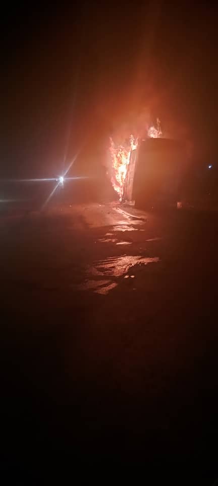 Accident mortel sur le tronçon Bohicon-Dassa: Un mort, un bus et une moto réduits en cendres