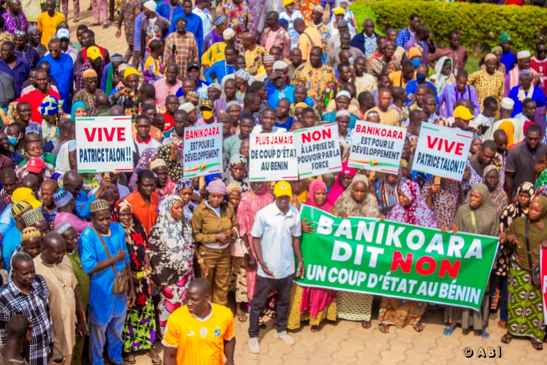 ‎Marche de soutien: Banikoara se lève pour la paix et la démocratie après la tentative de coup d’État déjouée 