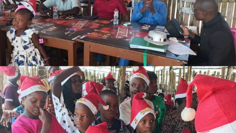 7ème édition de la Noël des enfants des professionnels des médias: La PADeM-Bénin et le parrain Basile Tchibozo sacrifient à la tradition
