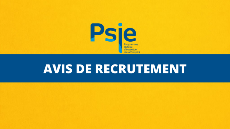 Offre d’emploi/PSIE: 130 postes ouverts dans plusieurs villes du Bénin