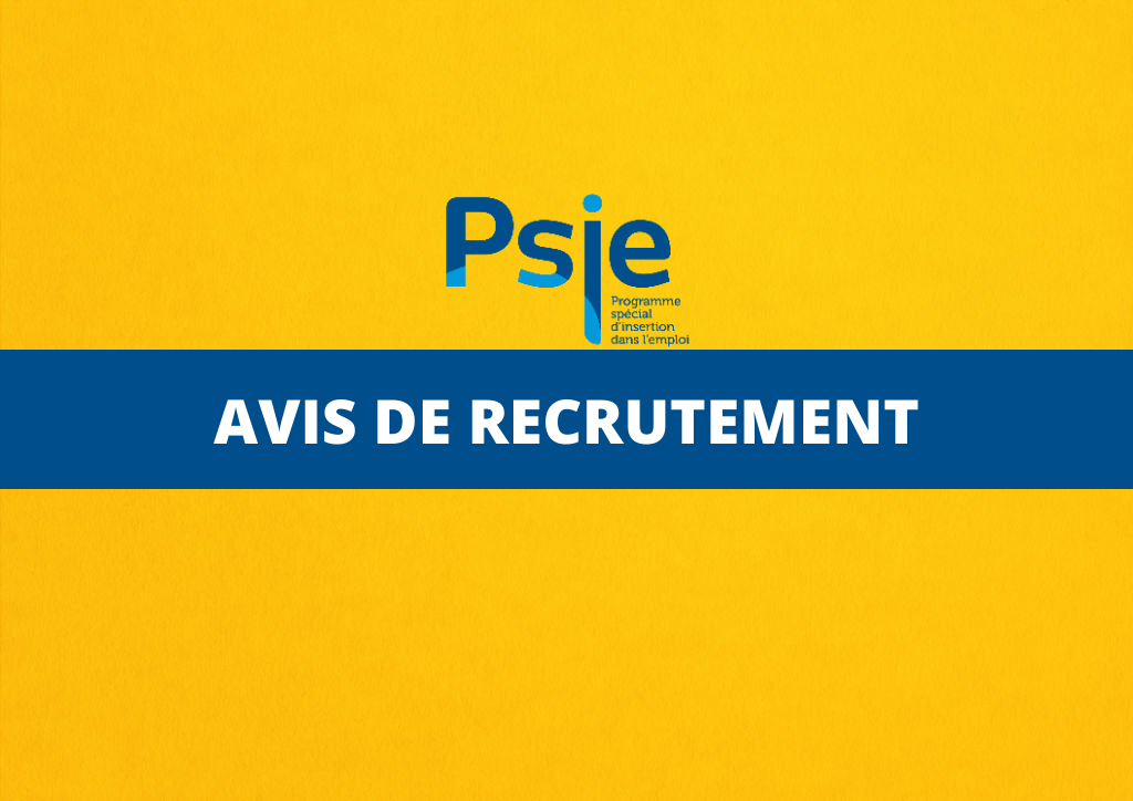 Offre d’emploi/PSIE: 130 postes ouverts dans plusieurs villes du Bénin