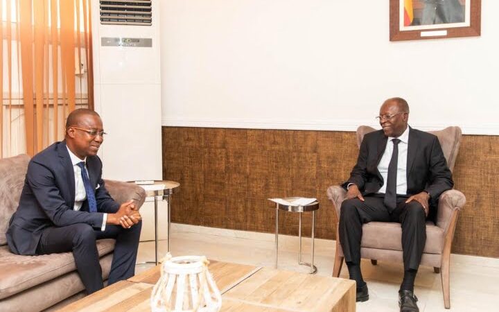 Pour le renforcement des relations et appuis institutionnels… au profit de l’APDP: Le président Luciano Hounkponou reçu en audience par le Ministre d’Etat BIO TCHANE et l’Ambassadeur de France 