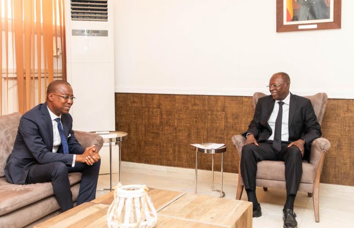 Pour le renforcement des relations et appuis institutionnels… au profit de l’APDP: Le président Luciano Hounkponou reçu en audience par le Ministre d’Etat BIO TCHANE et l’Ambassadeur de France 