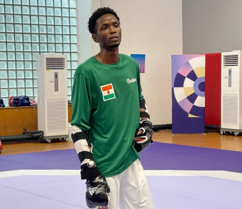 JO PARIS 2024 – Taekwondo:Nouridine Issaka (NGR), dans la foulée d’Alfaga