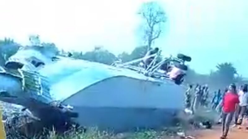 Bénin: un hélicoptère de l&rsquo;armée s&rsquo;est écrasé cet après midi 