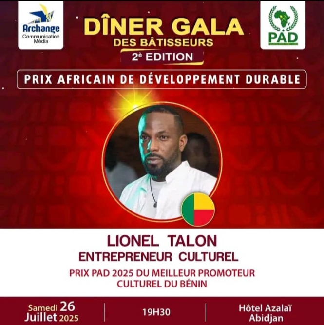 Distinction: Lionel Talon récompensé pour son engagement culturel