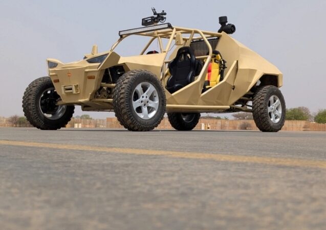 Espace AES : Le premier buggy militaire nigérien 100% local dévoilé