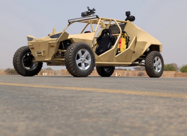 Espace AES : Le premier buggy militaire nigérien 100% local dévoilé