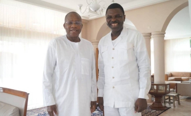 Bénin : voici pourquoi Joseph Djogbénou était chez Adrien Houngbédji ce lundi