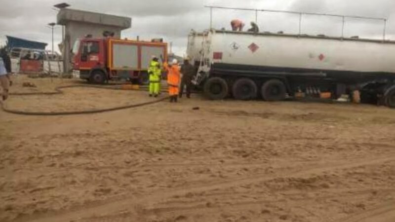 Plage de Fidjrossè: Fin du pompage du gasoil du navire échoué, une nouvelle opération très délicate démarre